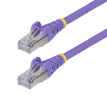 StarTech.com NLPL-1F-CAT6A-PATCH networking cable Purple 12" (0.305 m) S/FTP (S-STP)