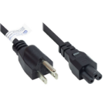 Alcasa P4505-S018 power cable Black 1.8 m NEMA 5-15P C5 coupler