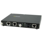 Perle SMI-1110-S1SC80D - 10/100/1000 Gigabit Ethernet IP Managed Standalone Media and Rate Converter. 10/100/1000Base-T (RJ-45) [100 m/328 ft.] to 1000Base-BX 1590nm TX / 1510nm RX single fiber single mode (SC) [80 km/50 miles]