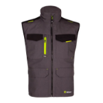 BEESWIFT FLEX WORKWEAR GILET TWO-TONE  Grey Black M