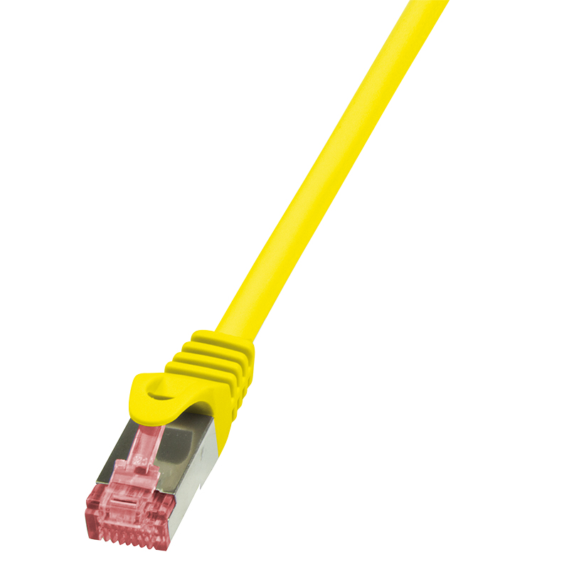 Image of LogiLink 0.5m Cat.6 S/FTP networking cable Yellow Cat6 S/FTP (S-STP)