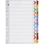 MARBIG DIVIDERS INDEX A4 COLOUR 1-12 TAB