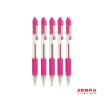 Zebra Z-Grip Retractable Ballpoint Pen Pink ink Box 12