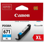 CANON CLI671XL INK CARTRIDGE HIGH YIELD CYAN