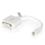 C2G 54312 video cable adapter 7.87" (0.2 m) Mini DisplayPort DVI-D White