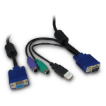 Inter-Tech 88887250 KVM cable Black, Blue 3 m