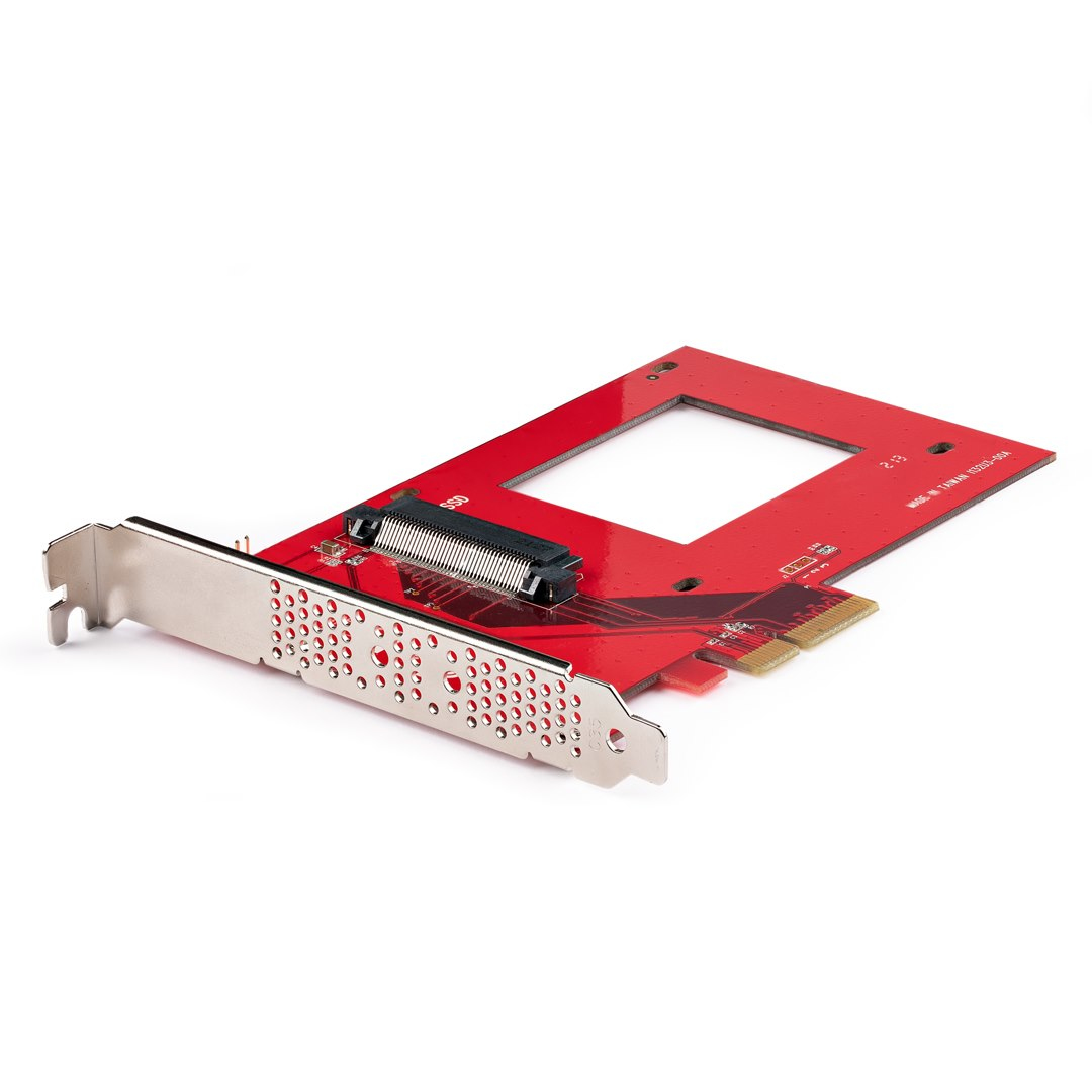 Image of StarTech.com U.3 to PCIe Adapter Card, PCIe 4.0 x4 Adapter For...