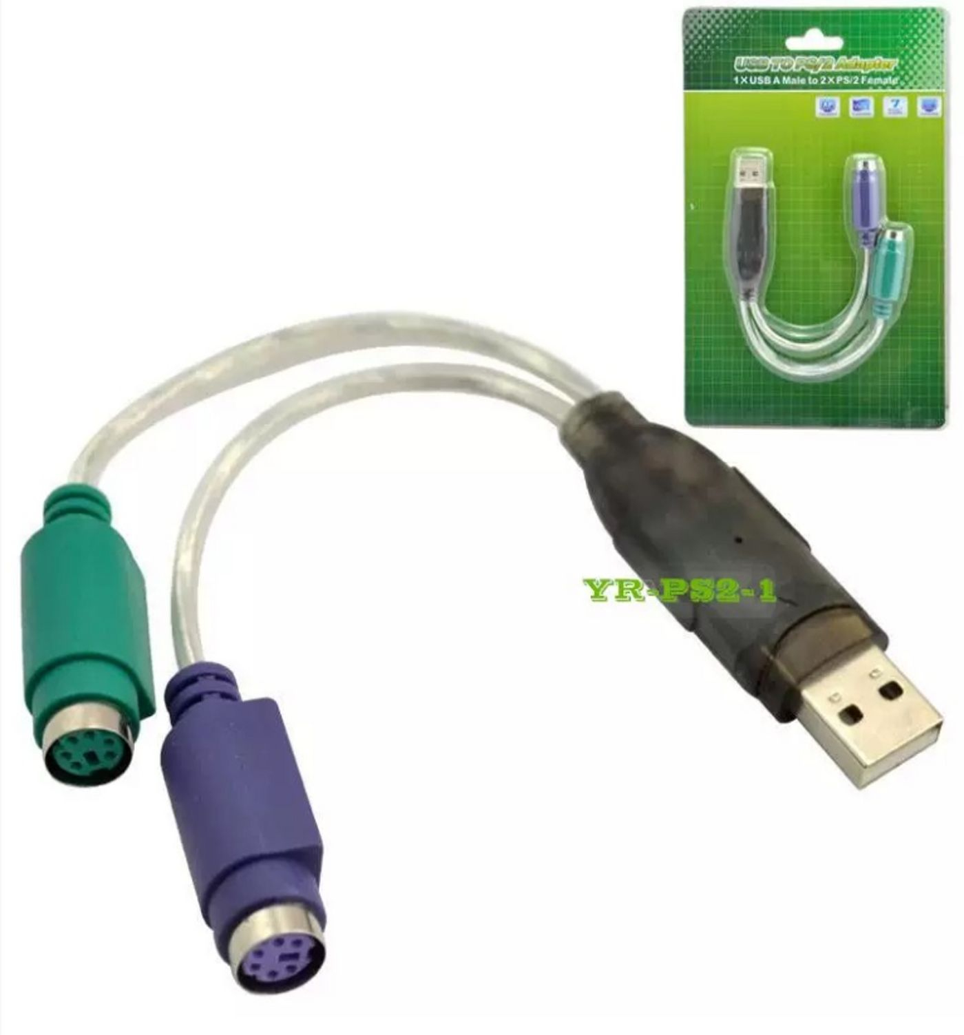 Microconnect Grey Usba2ps2 Ps/2 Cable 0.3 M