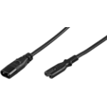 Microconnect PE080720 power cable Black 2 m C7 coupler C8 coupler