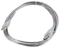 Microconnect USBAAF2T USB cable 1.8 m USB 2.0 USB A Transparent