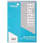 Silvine NARROW RLD REFILL PAD A4 PK6