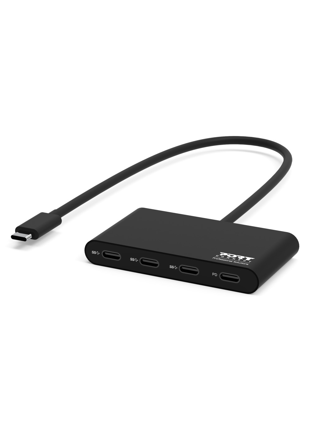Image of Port Designs 900147 interface hub USB Type-C 5000 Mbit/s Black