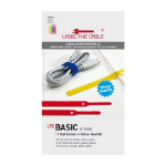 Label-the-cable BASIC cable tie Velcro Blue, Red, Yellow 10 pc(s)