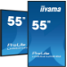 iiyama 55" Professional Digital Signage display with 4K UHD resolution and 24/7 operating time