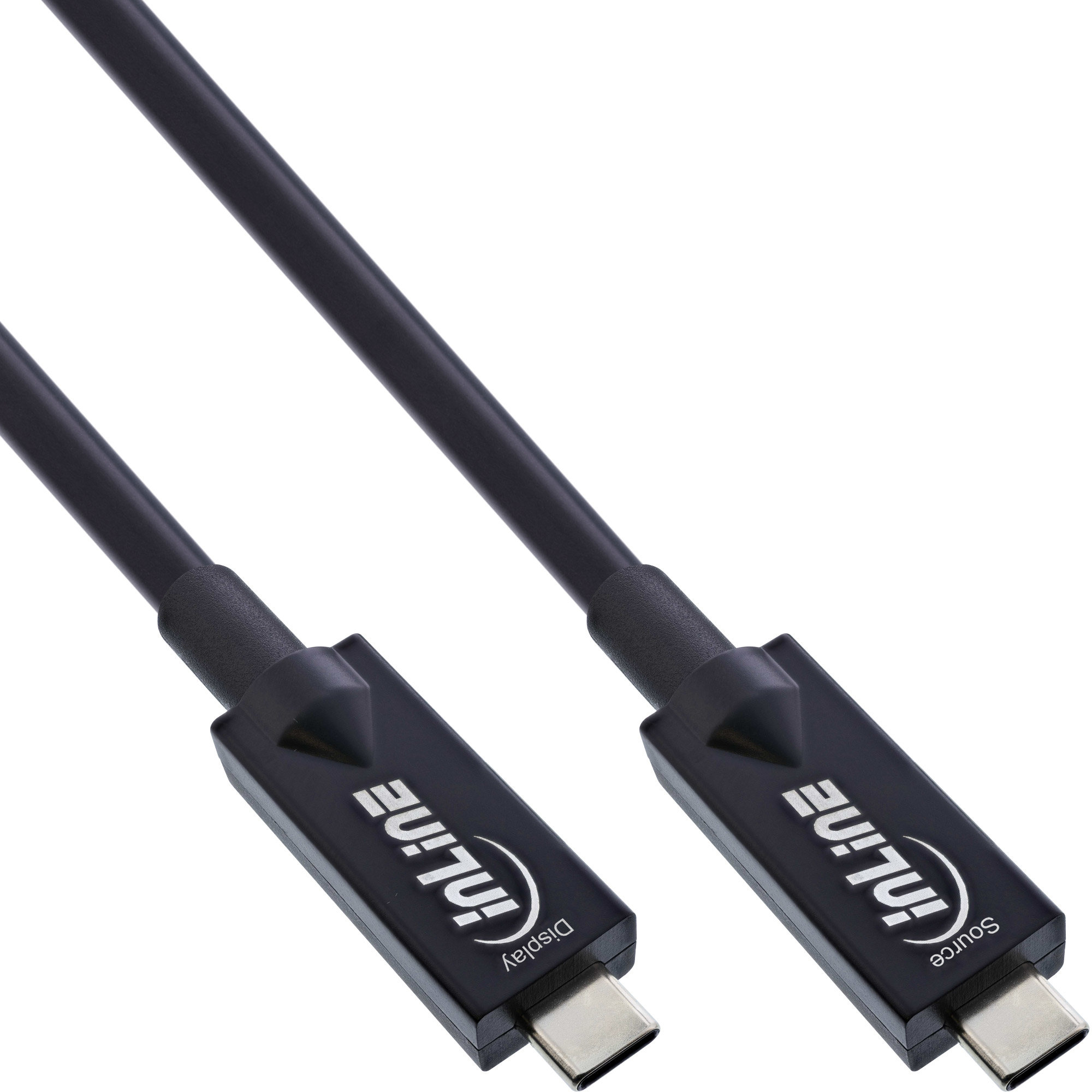 35793A INLINE INC USB 3.2 Gen.2 AOC Kabel - USB-C Stecker/Stecker - schwarz - 3m