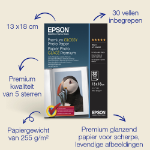 Epson Premium Glossy Photo Paper (130 x 180 mm), 255 g/m2, 30 vellen