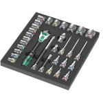 Wera 05150112001 ratelsleutel 31 stuk(s) Zwart, Groen