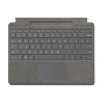 Microsoft Surface Pro Signature Keyboard Platinum Microsoft Cover port QWERTY Spanish