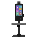 HISTONE HS520U, without stand, with Epson Printer, 2D, 68,6 cm (27''), Full HD, USB, RS232, Ethernet, Intel Core i3, SSD, black