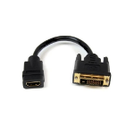 Garbot DVI-HDMI. M/F. Black. 15cm