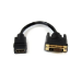 Garbot DVI-HDMI. M/F. lck. 15cm