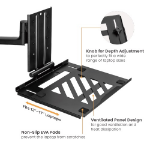 Brateck Adjustable Laptop Tray For Monitor Arms Fits12-17'  with standard 75x75 VESA plate (LS)