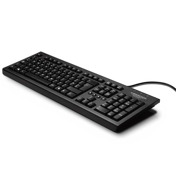 HP FRENCH (AZERTY) USB Black Katydid Keyboard. 697737-052. EuroPC 1 YR