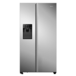 Hisense 562 Litre Freestanding American Fridge Freezer -  Stainless Steel