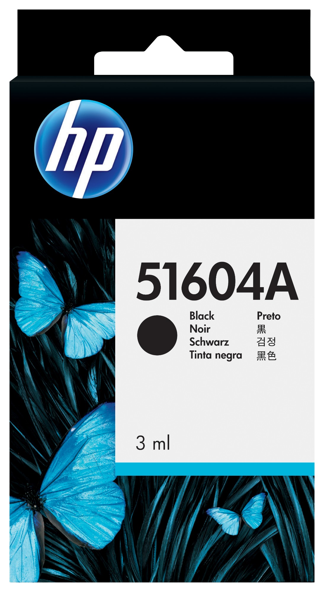 HP 51604A Printhead cartridge black for Normal paper, 500 pages 3ml for HP ThInkJet/Reiner Speed-i-Jet 798