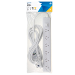 Jackson PT6225 surge protector White 6 AC outlet(s) 240 V 5 m