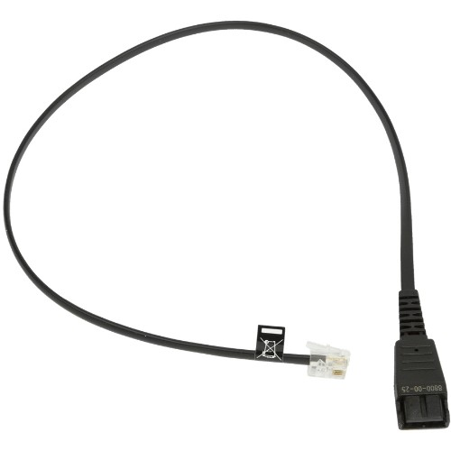 Jabra 8800-00-25 telephone cable 0.5 m Black