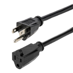 StarTech.com HX-15F-POWER-CORD power cable Black 177.2" (4.5 m) NEMA 5-15R NEMA 5-15P