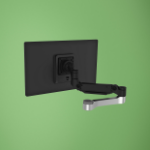 R-Go Tools Extra monitorarm R-Go Caparo, extra arm voor Caparo, circulair, verstelbaar met gasveer, 3-9 kg draagvermogen, zwart