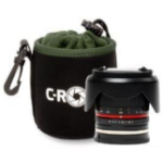 C-Rope CRP-LNB-S-BLK-2 camera lens case/cover Black, Green Fleece, Neoprene Pouch case