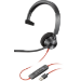 POLY Blackwire 3310 Microsoft Teams Certified Headset +USB-C/A Adapter TAA