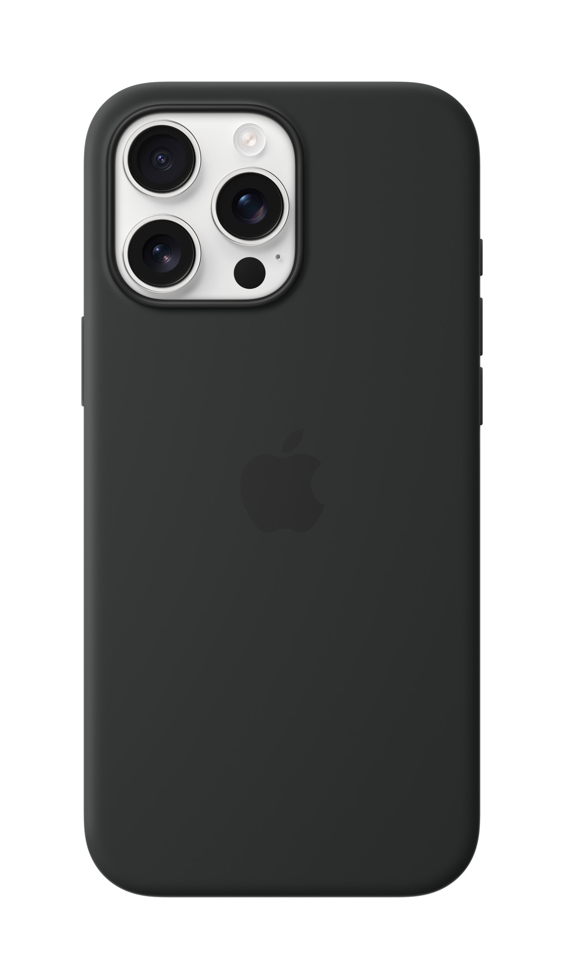 Apple Black Iphone 16 Pro Max Silicone Case With Magsafe