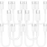 4XEM 4XUSBCUSBC30CMW10PK USB cable USB 2.0 11.8" (0.3 m) USB C White