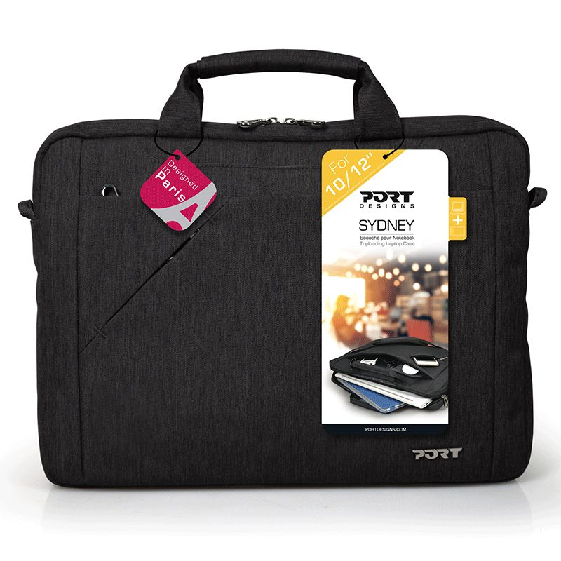 Port Designs 135070 laptop case 30.5 cm (12") Messenger case Black