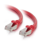C2G 30ft Cat6 networking cable Red 359.8" (9.14 m) S/UTP (STP)