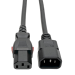Tripp Lite C14 Male to C13 Female Power Cable, C13 to C14 PDU-Style, Locking C13 Connector, 10A, 18 AWG, 3.05 m