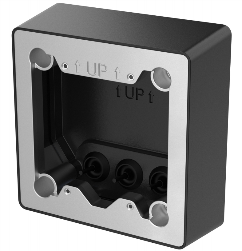 Image of Axis 02066-001 intercom system accessory Surface mount box