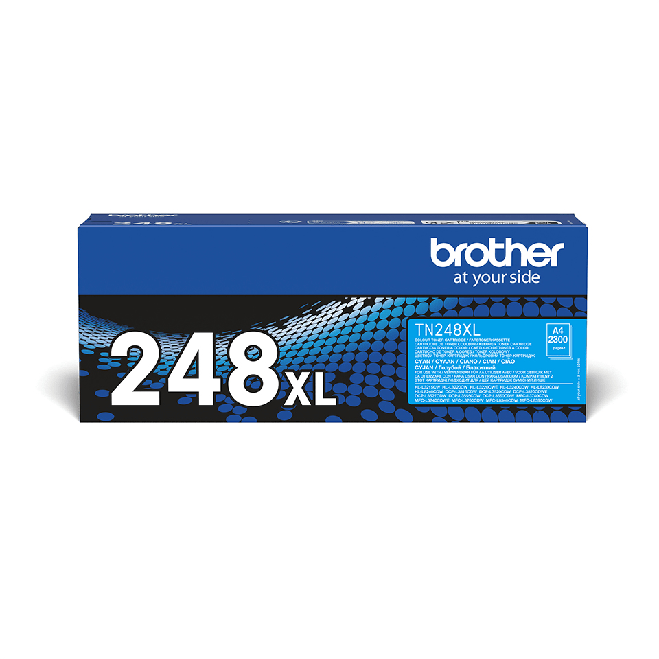 Image of Brother TN-248XLC Toner-kit cyan high-capacity, 2.3K pages ISO/IEC...