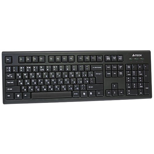 A4T ech KR-85 keyboard USB QWERTY US English Black
