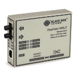 Black Box LMC212A-SM-R3 netwerk media converter Intern 10 Mbit/s 1310 nm Single-mode Grijs