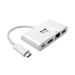 Tripp Lite U444-06N-HGU-C USB grafische adapter 1920 x 1080 Pixels Wit