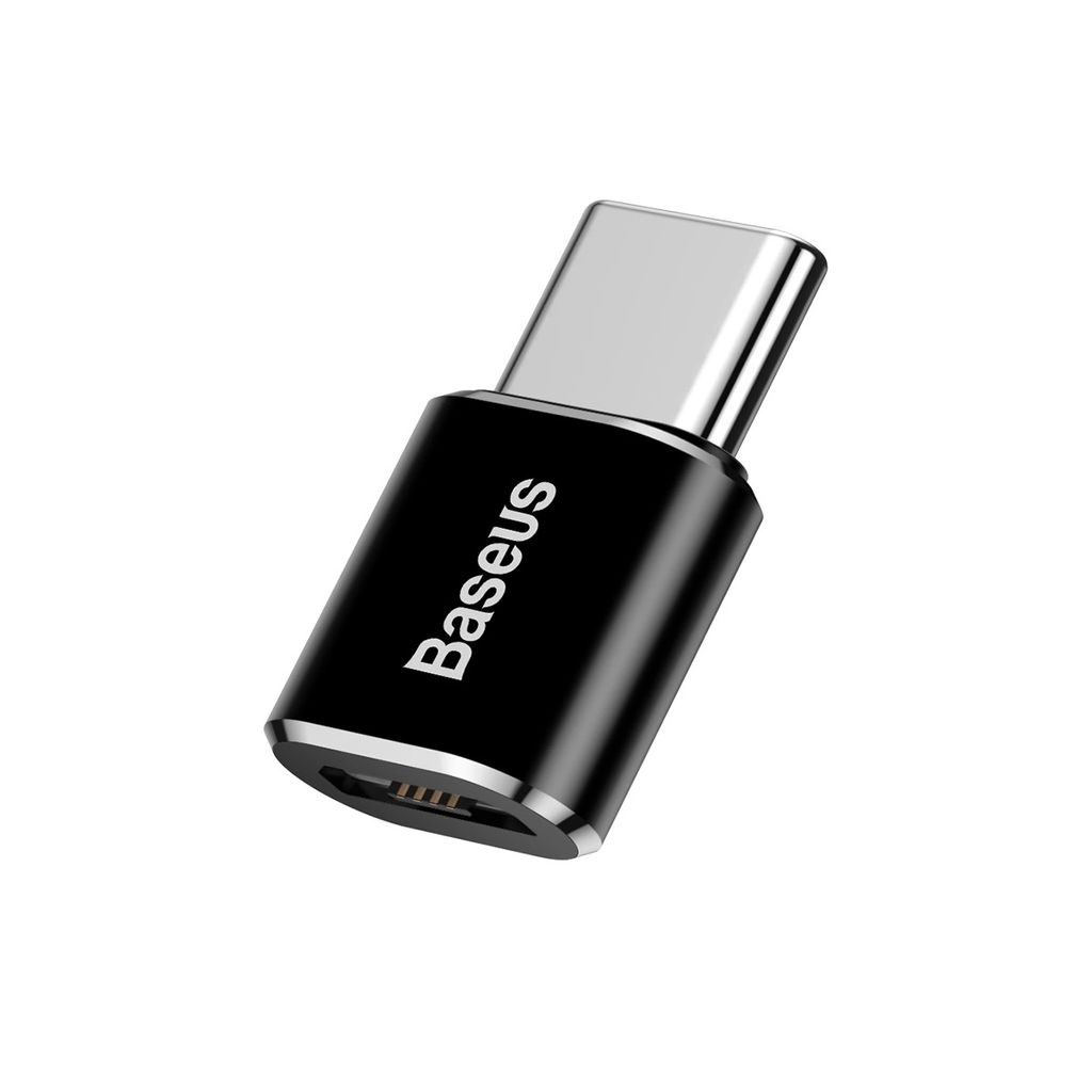 EU Product - Mini Micro-USB to USB-C adapter - Black thumbnail