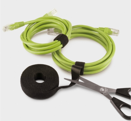 Label-the-cable Roll cable tie Black