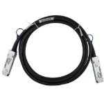 BlueOptics QSFP28-DAC-5M-H3-BL InfiniBand en Glasvezelkabel Zwart