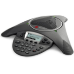 Poly SoundStation IP 6000 (SIP) conference phone. 802.3af Power over Ethernet. Expandable. Includes 25ft/7.6m Cat5 shielded E
