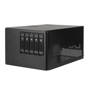Image of Silverstone SST-CS351B SAS-12G-/SATA-6G-NAS-Gehäuse mit 5...